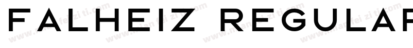 Falheiz Regular字体转换